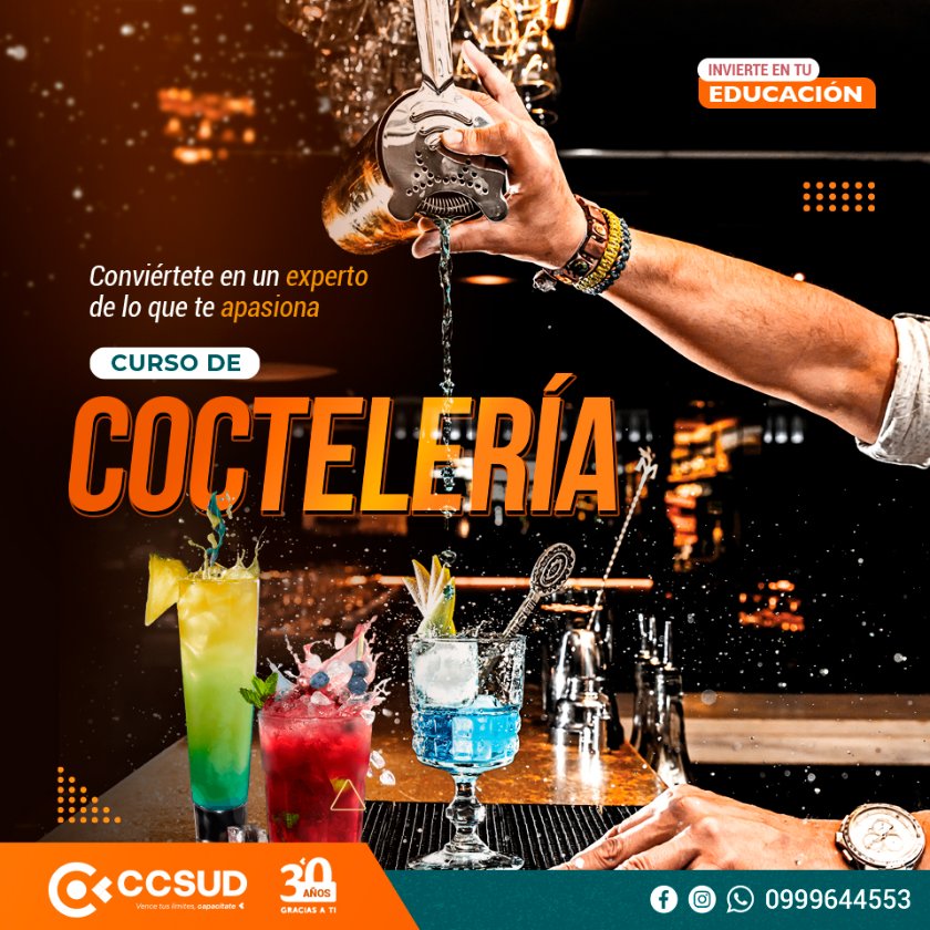 Coctelería – Centro de Capacitación Sudamericano