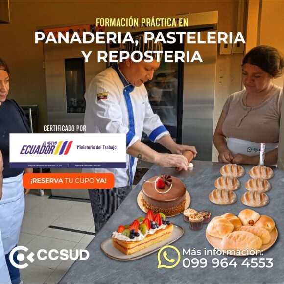 Formación en Panaderia, pasteleria y Repostería